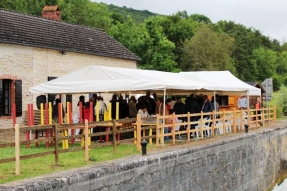 Elle en a du charme l'écluse 28 du Canal de Bourgogne !